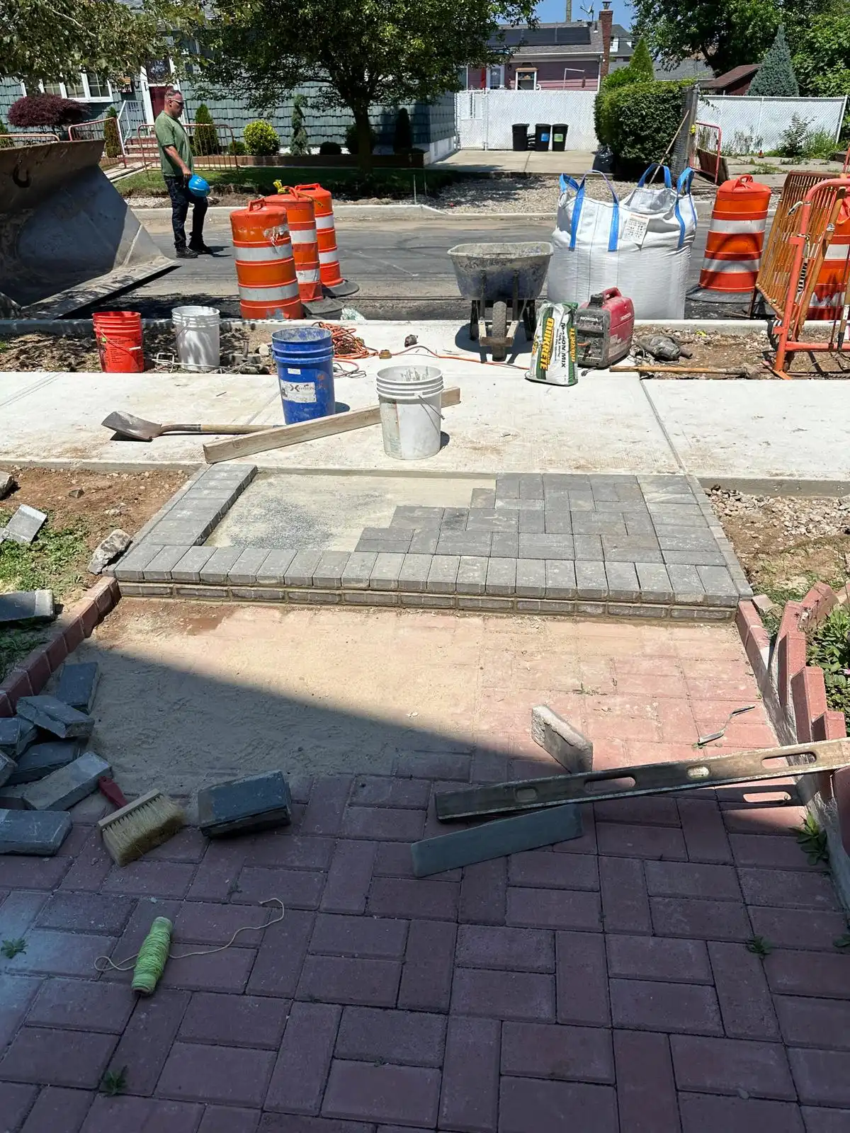 Paver installation in New Jersey